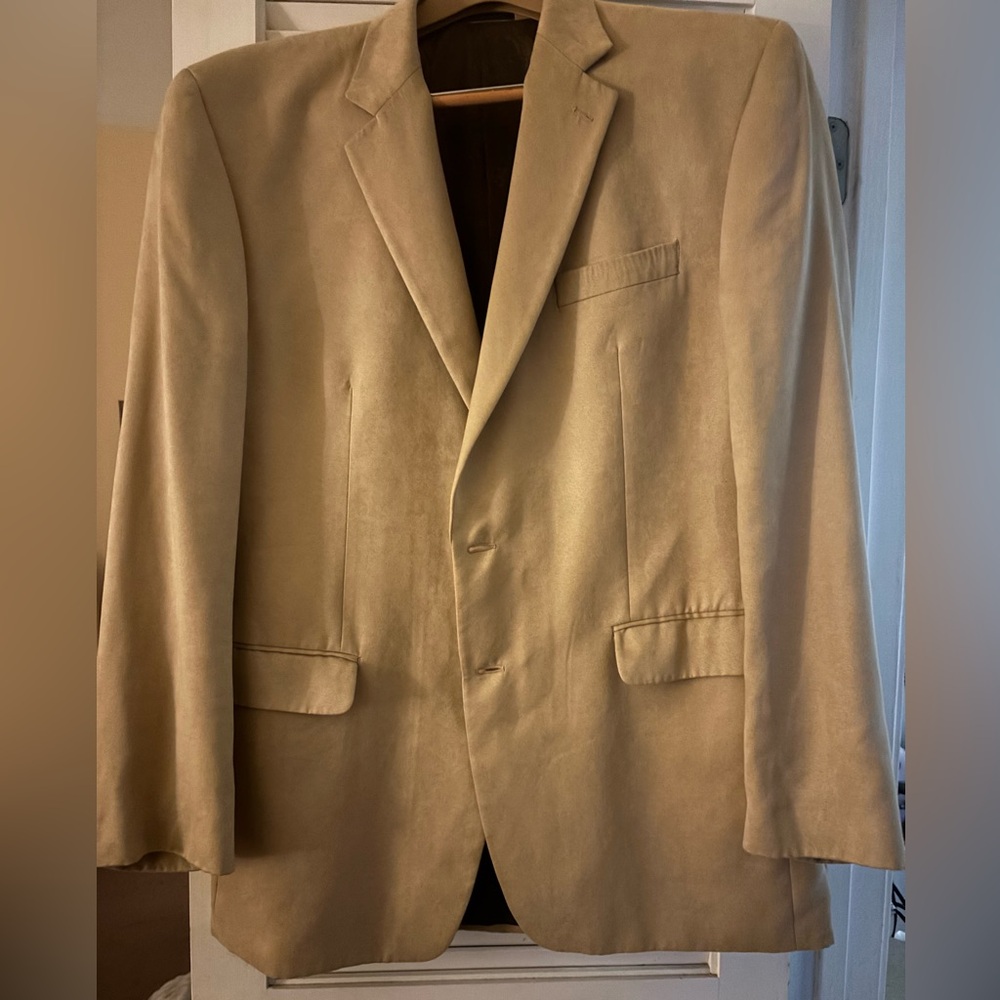 Ralph Lauren Tan Sport Coat with Paisley Lining (Pre-owned)